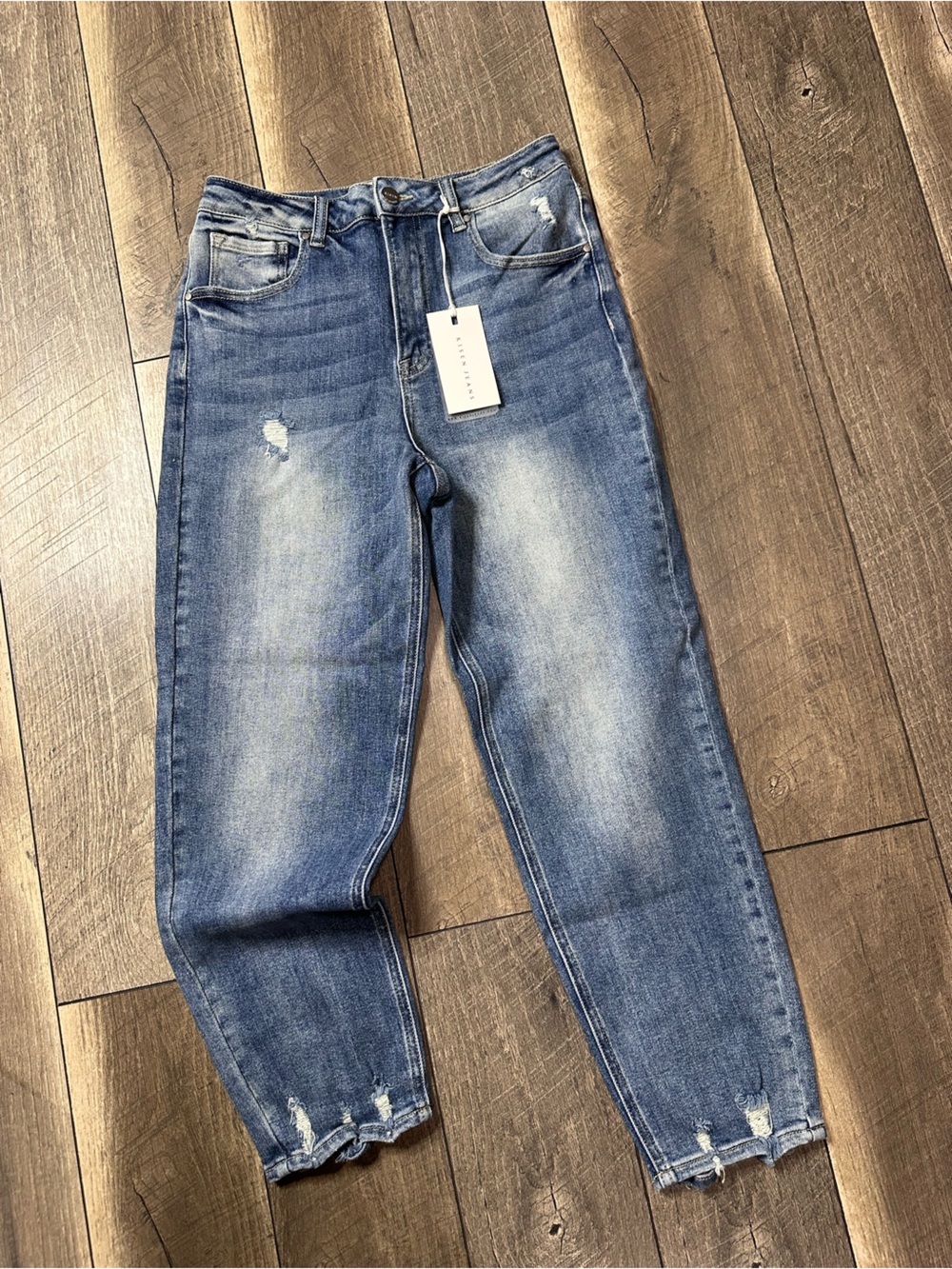 Risen Hi Rise Boyfriend Fit Jeans